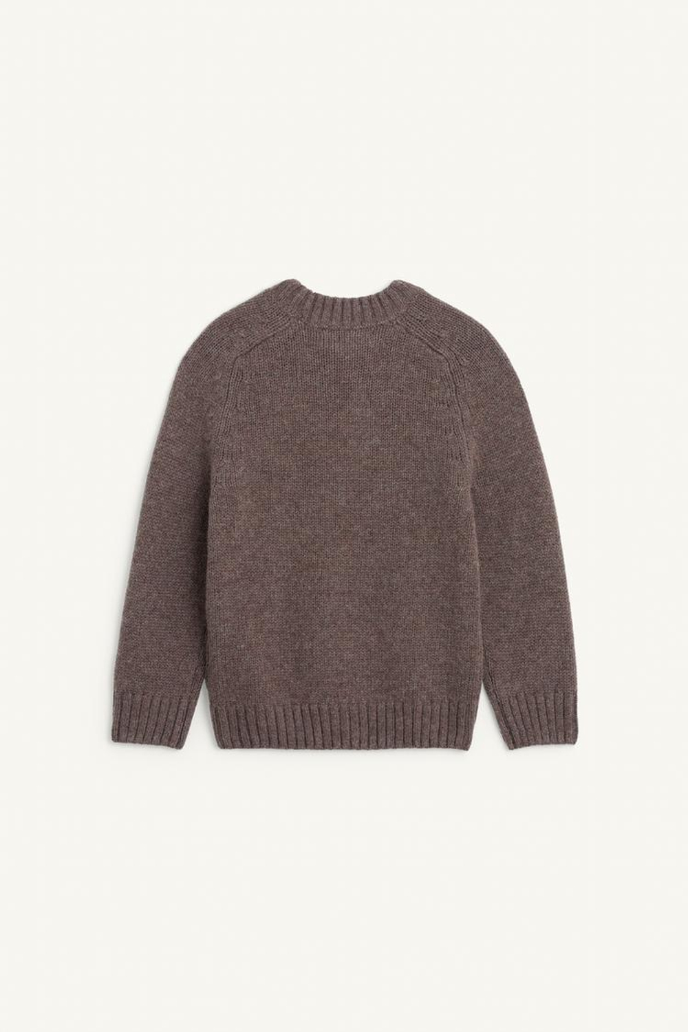 ZARA ТРИКОТАЖНЫЙ СВИТЕР, КОРИЧНЕВЫЙ