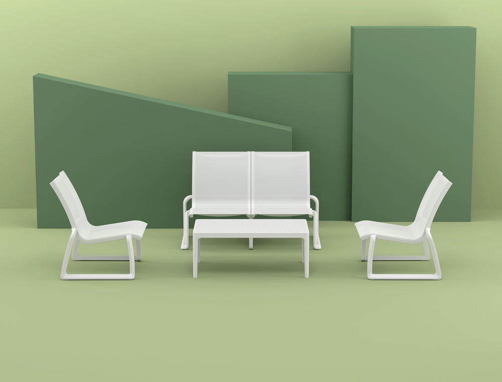 Стул пластиковый Siesta Contract Pacific Lounge, белый