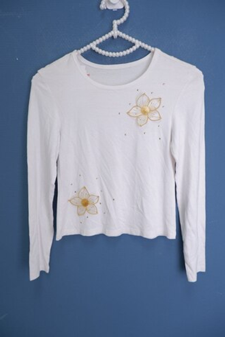 Кофта из вискозы с украшениями на 10 лет, новая