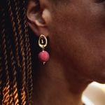 Серьги Shard RED