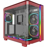 Корпус Midi-Tower Montech KING 95 PRO, ARGB, ATX, красный (MNT-K95P-R)