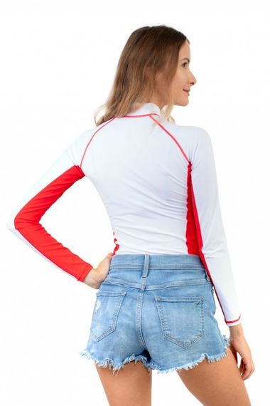 Гидрофутболка женская лайкровая Scorpena Swim белая