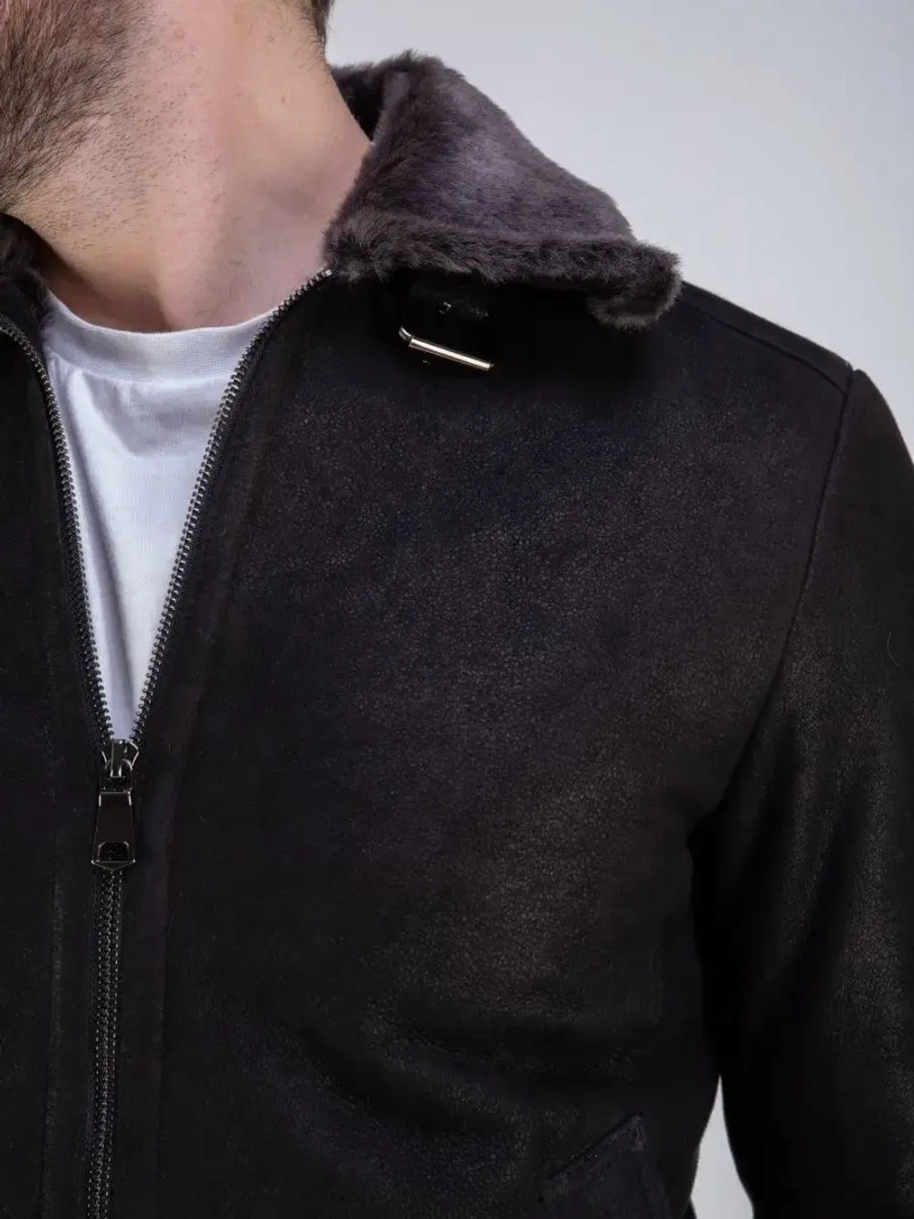 Дубленка мужская зимняя натуральная  Турция