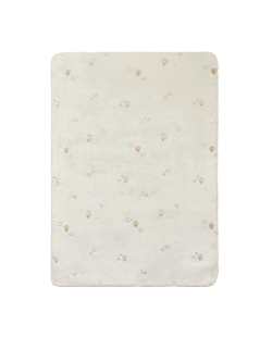 Zara Home плед детский из полиэстера, кремовый, 90x120 см