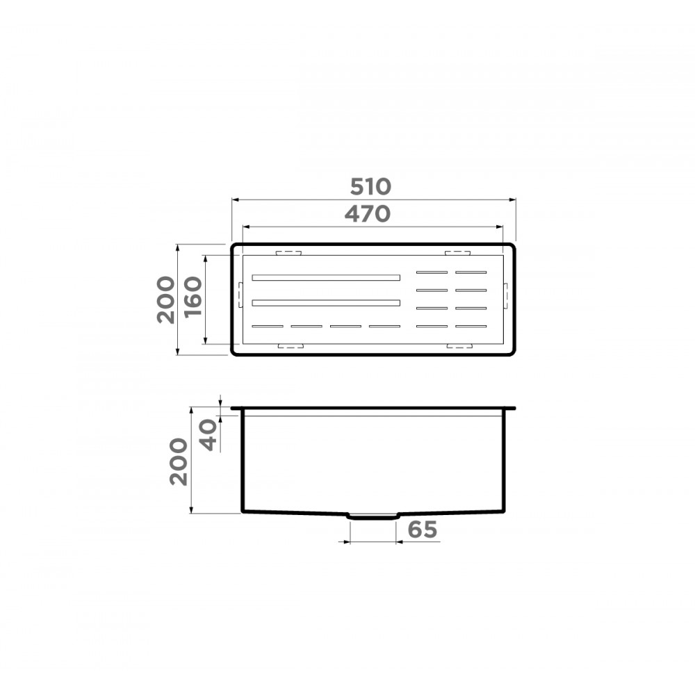 Встраиваемая сушка для посуды DRY-04-IN нерж.сталь/нержавеющая сталь