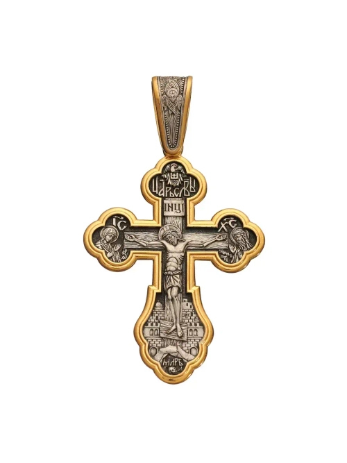 Крест из серебра/Позолота