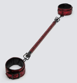 Распорка для ног Reversible Restraint Bar with Cuffs (Цвет: красный с черным)