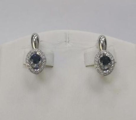 Серьги из золота с бриллиантами