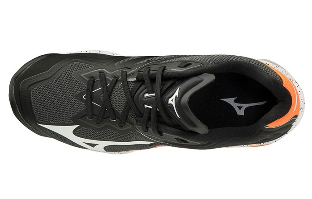 Mizuno Wave Lightning Z6 Volleyball Shoes Unisex Low top Black/Orange