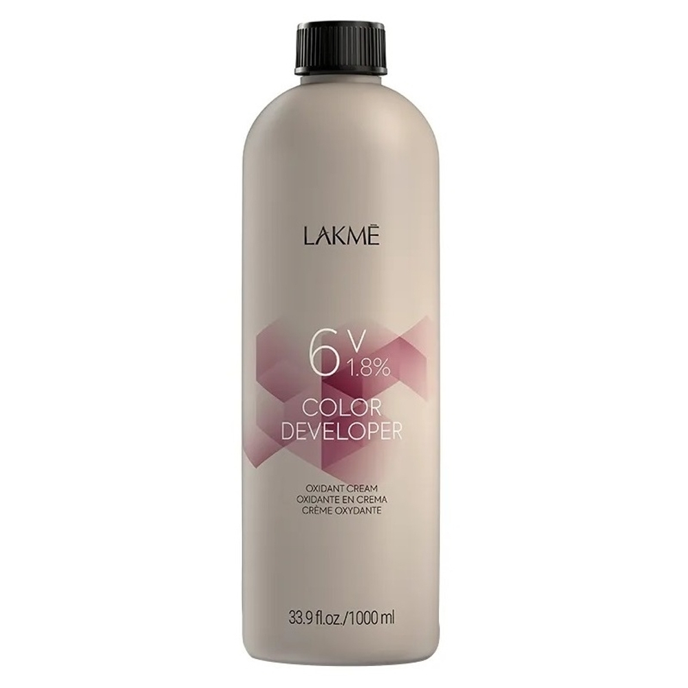 LAKME Окислитель Color Developer универсальный 1.8%, 1000 мл