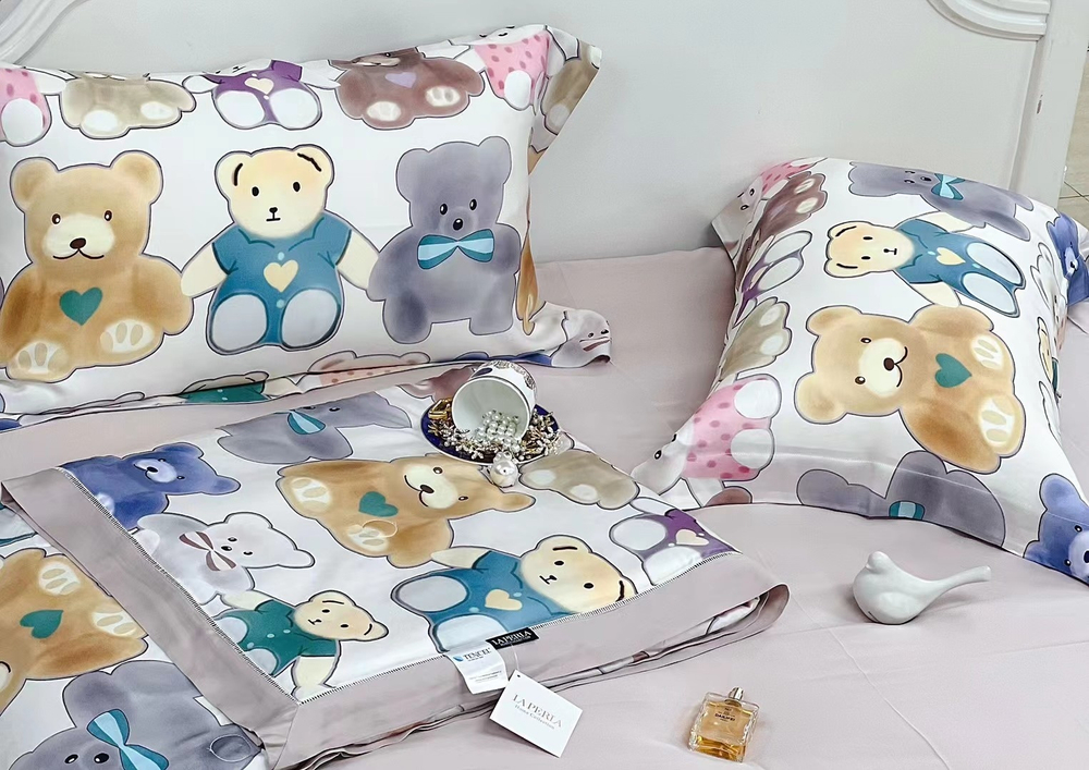 Постельное белье из тенселя с одеялом Teddy