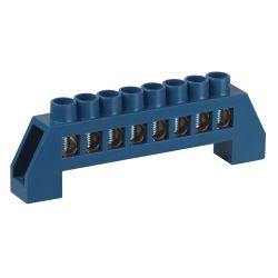 Шина ЭРА NO-224-63 N ноль в изоляторе ШНИ-8х12-8-Д-синий | Шины N, PE, PEN