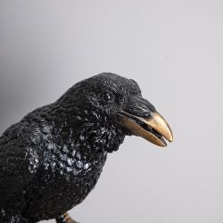 Ворон Рэйвен Черный Бронза
