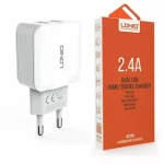 Адаптер 12W 2USB-A 2.4A (A2202) LDNIO