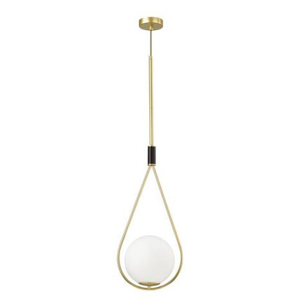 4810/1A PENDANT ODL21 415 золтой/черный/белый Подвес E14 1*40W FLARI