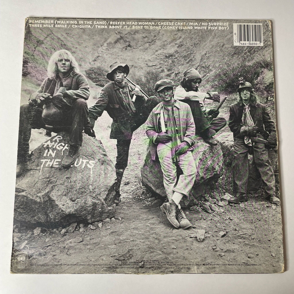Винтажная виниловая пластинка LP Aerosmith Night In The Ruts (Canada 1979)
