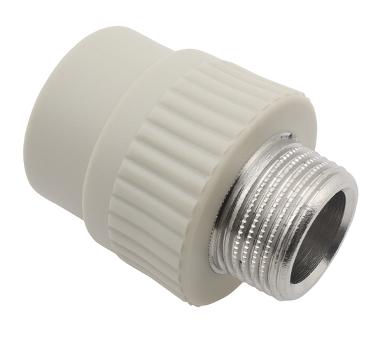 Муфта комбинированная FV Plast 20х3/4" НР с наружной резьбой полипропиленовая (215021)