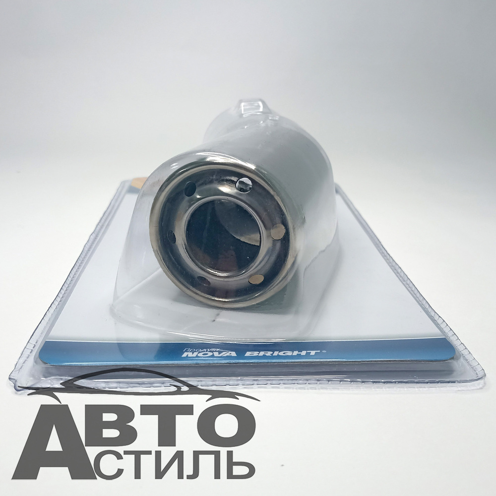 Насадка на глушитель нержавеющая сталь D=50мм Nova Bright 39418