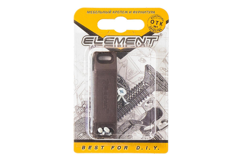 ЗАЩЕЛКА МАГНИТНАЯ ELEMENT КОРИЧНЕВАЯ 58Х15 1ШТ 12242