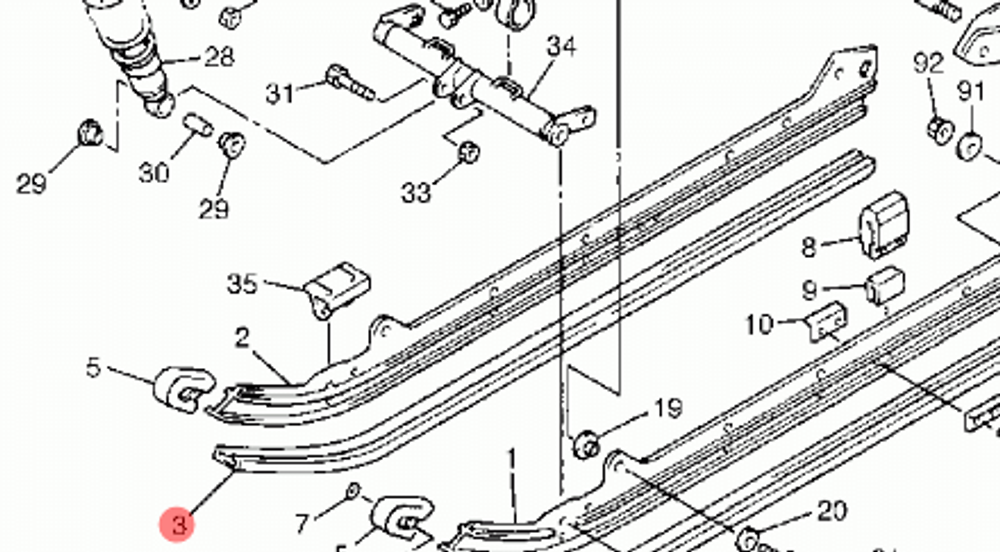 Слайдер Yamaha 136" SMA8CW9270BK