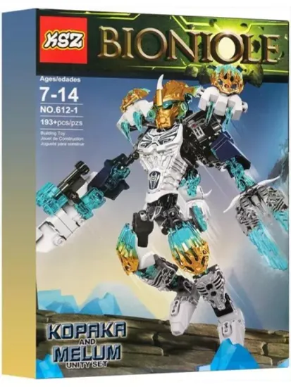 Конструктор Bionicle "Копака и Мелум - Объединение Льда", 193 детали