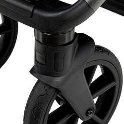 Детская коляска Roan Bass Next 2.0 3 в 1 с автокреслом Tutis Elo Lux EduSky Black BSN/45/2 Marzipan/Black/руч.Cappuccino(2 места)