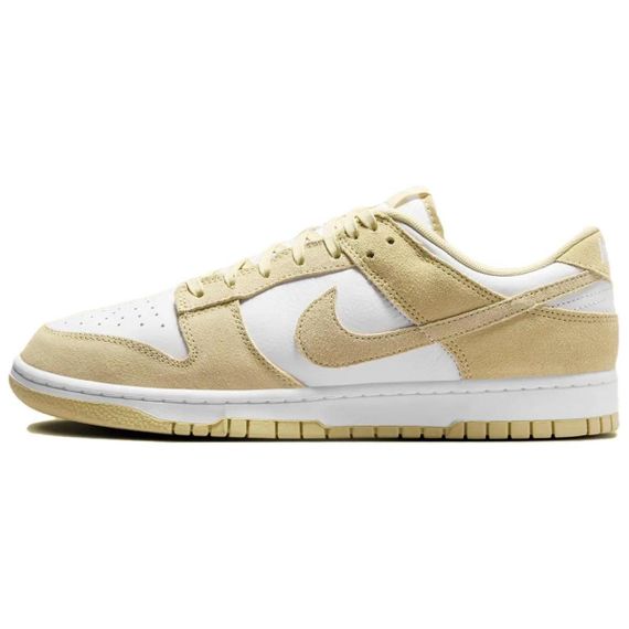 NIKE Dunk Кроссовки для скейтбординга Низкие Бежево-белые Унисекс