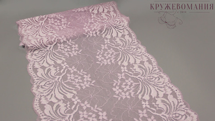 Эластичное кружево, 28 см, орхидея (Арт: EK-2629), м