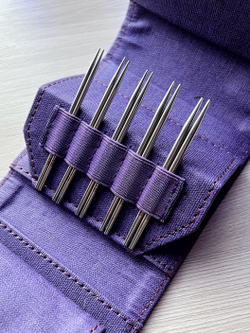 Набор съемных укороченных спиц 9см/9пар Flight Standard Purple Lykke