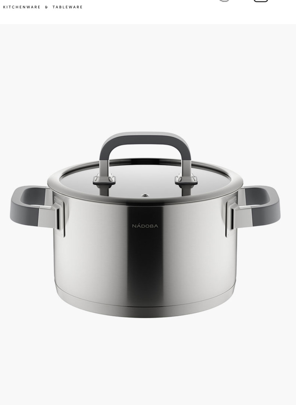 КАСТРЮЛЯ С КРЫШКОЙ LEONA 20 СМ (3,6л)