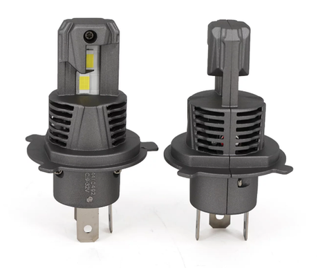 Cветодиодные лампы H4 Sariti E4S с вентилятором, 12V, 25W, 5500K (комплект, 2шт)