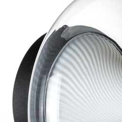 612017 Люстра PALERMO 8W LED 350LM G ЧЕРНЫЙ/ПРОЗРАЧНЫЙ 3000K