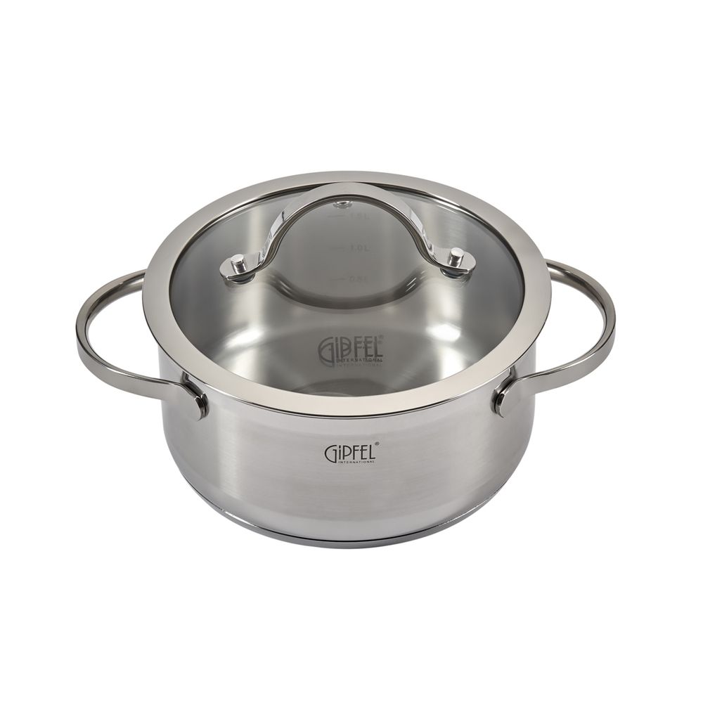 Кастрюля из нержавеющей стали Gipfel Victory 1367 18 см/1,9 л