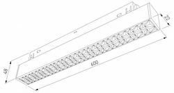 Встраиваемый светильник Elektrostandard Slim Magnetic 85531/01