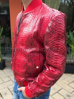Куртка из кожи питона JT-87
