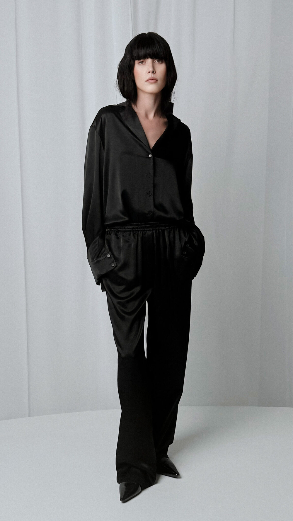 Брюки свободного кроя на резинке Kanko