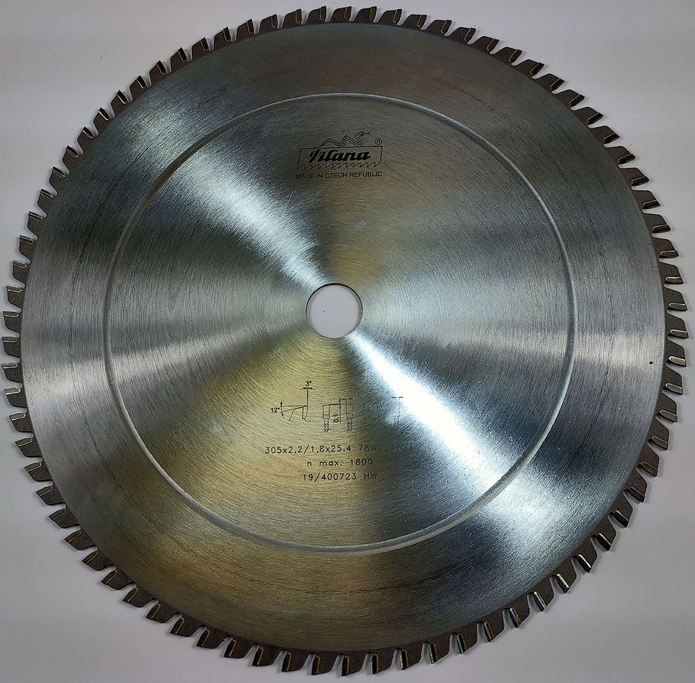 Пила дисковая TCT "Pilana" 305x2.2/1.8x25.4 z78 64 WZ/FA/F