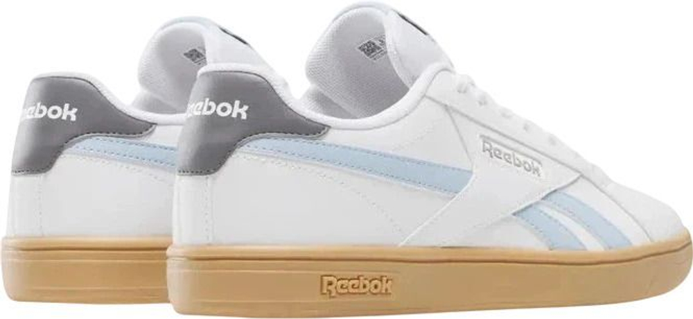 Кеды REEBOK COURT RETRO бело-голубой-розовый