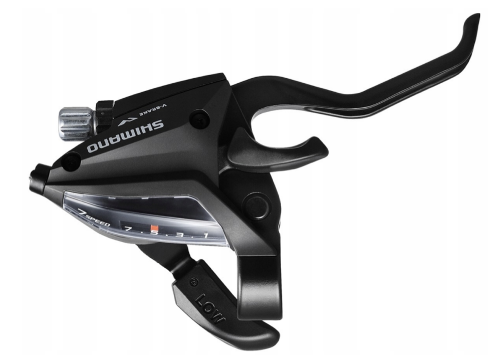 Шифтер/Тормозная ручка правая 7 скоростей ST-EF500 EZ-Fire Black
