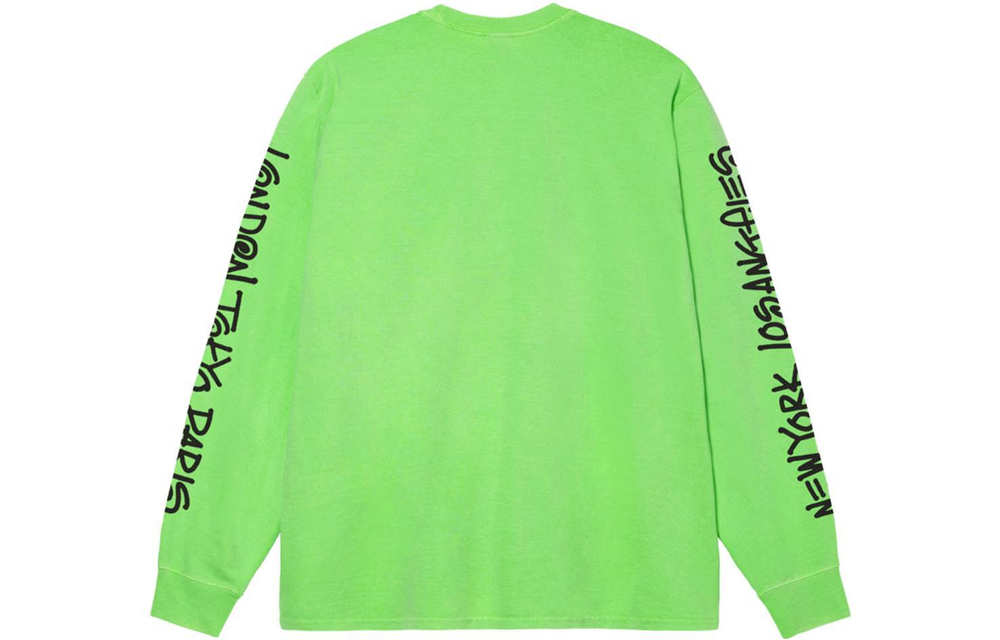 Толстовки Stussy FW23 BIG CITIES LS TEE PIGMENT DYED T, 1995014