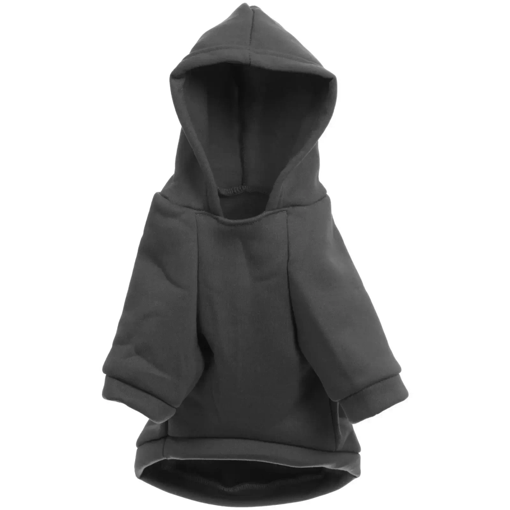 Кофта - толстовка для мелких пород собак «BRO Style», цвет черный, р L (на флисе)