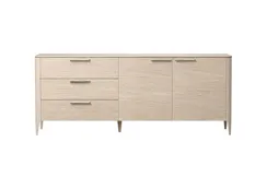 Тумба Type oak 3 ящика 2 двери L (беленый дуб)