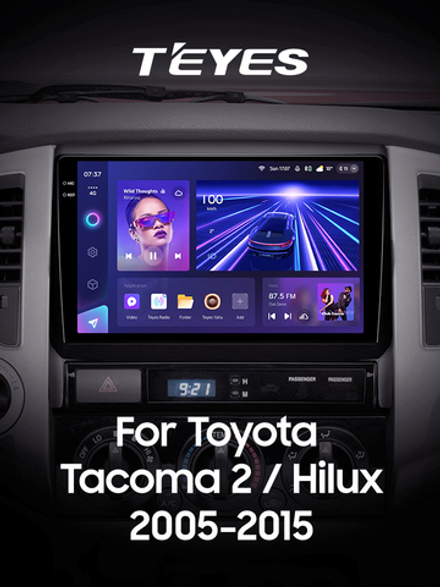 Teyes CC3 2K 9"для Toyota Tacoma, Hilux 2005-2013