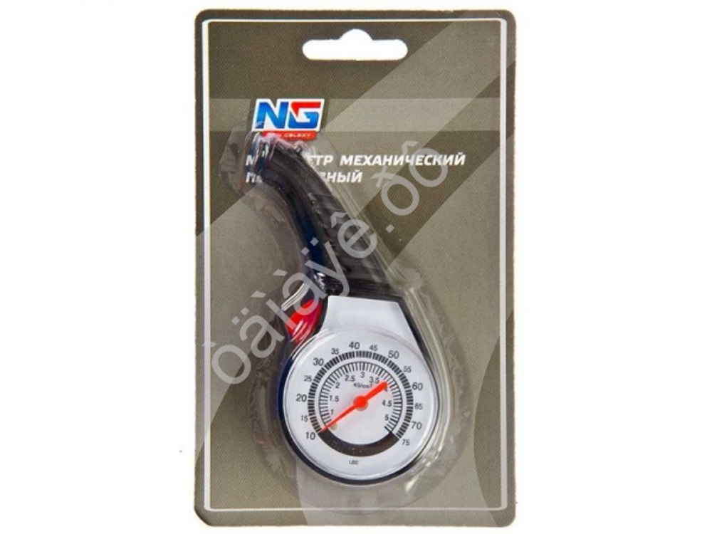 Манометр шинный  блистер NEW GALAXY/ЕРМАК 713033 до 7.5 АТМ портативный 97103