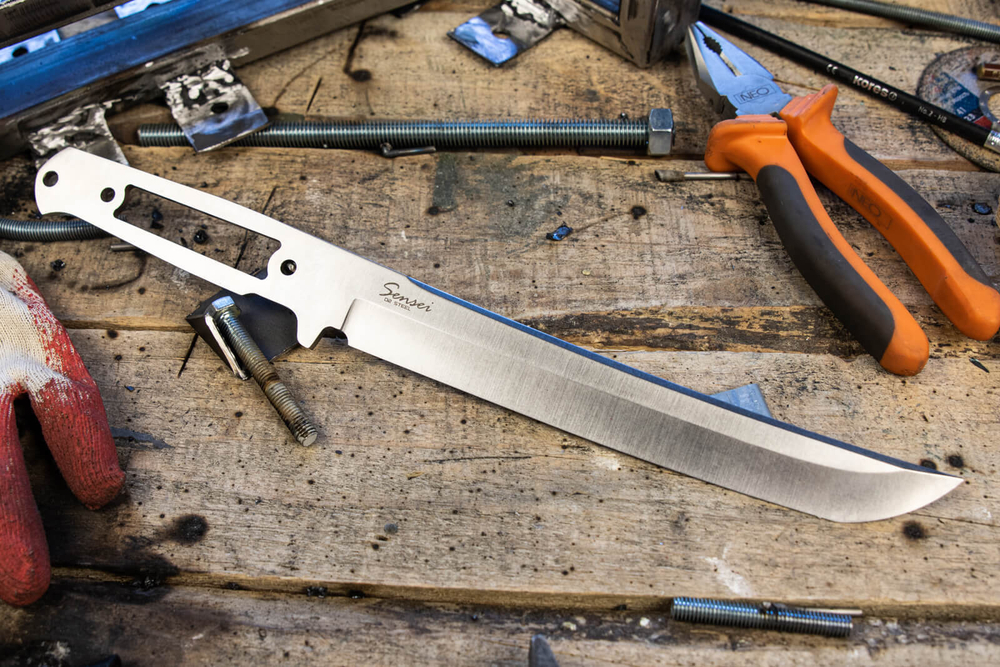 Клинок Sensei D2 StoneWash