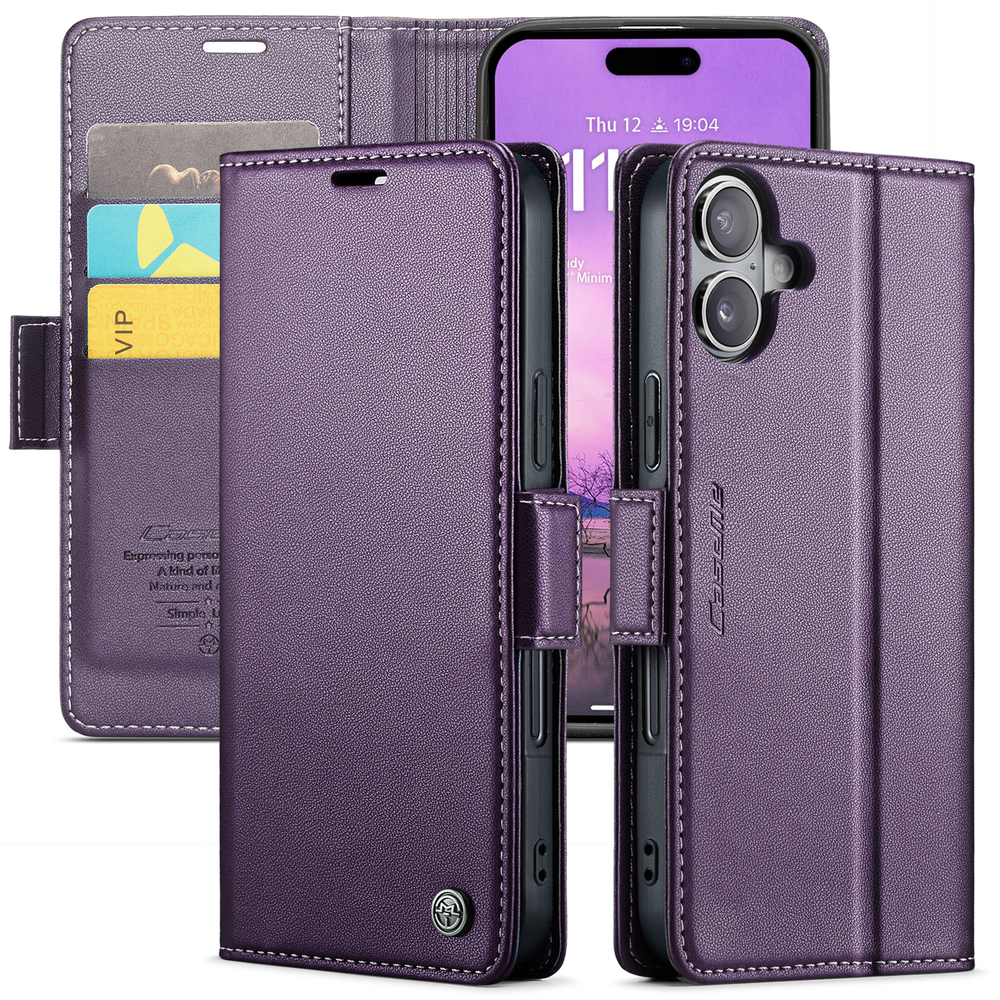 Чехол-книжка CaseMe Smooth iPhone 17