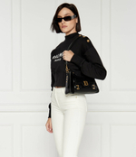 Кожаная сумка хобо b-buzz Balmain - черный(DN1BT904 LSLX)