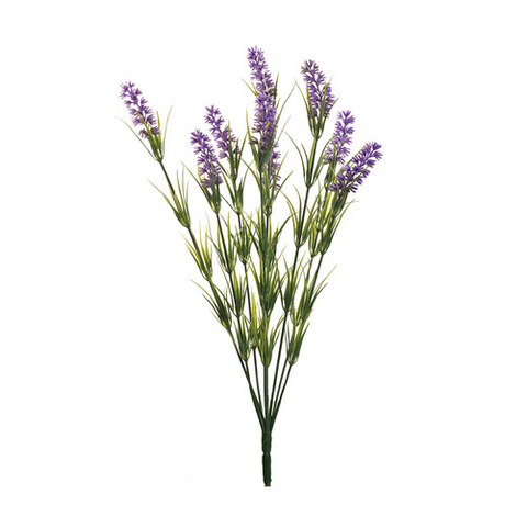 Веточка лаванды искусственная с 9 цветками 46см Garda Decor 8J-12MB0001