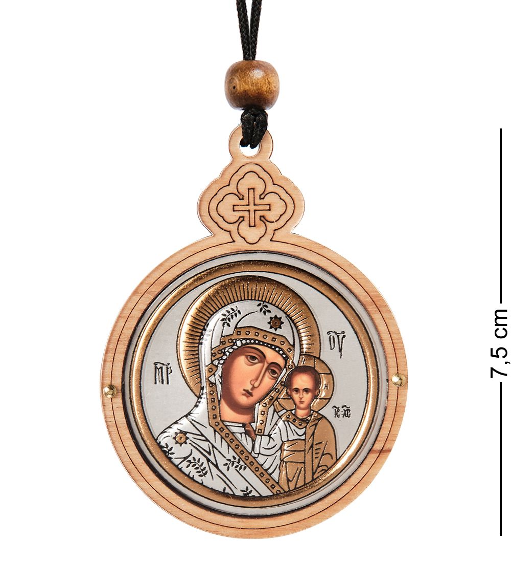 КФ-303/2 Подвеска в машину деревянная «Богородица Казанская»