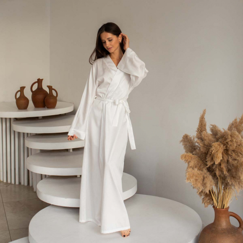 Кимоно из тенселя Макси | белый